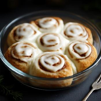 Cream Cheese Glazed Cinnamon Rolls (Quick)