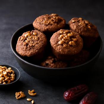 Date and Walnut Bran Muffins