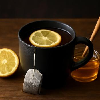 Earl Grey Tea with Lemon and Honey