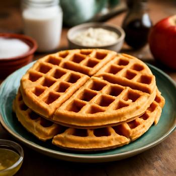 Fluffy Vegan Waffles