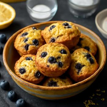 Gluten-Free Blueberry Lemon Muffins