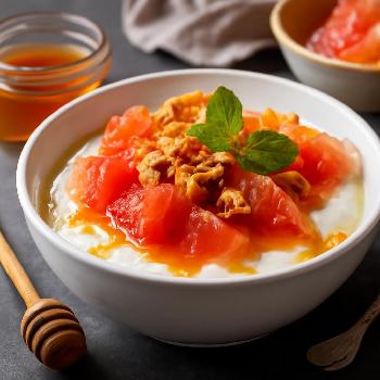 Grapefruit & Honey Yogurt Parfait