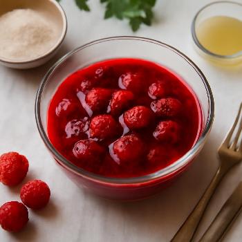 Homemade Raspberry Breakfast Syrup