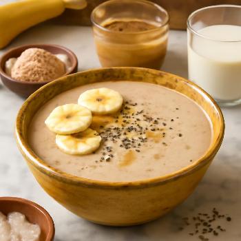 Peanut Butter Banana Protein Smoothie