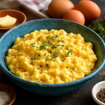 Perfectly Creamy Scrambled Eggs