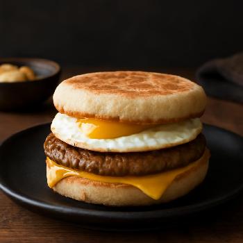 Sausage, Egg, and Cheese Breakfast Sandwich