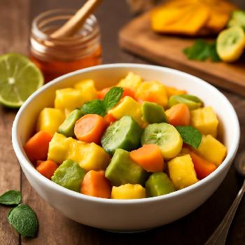 Tropical Sunrise Fruit Salad