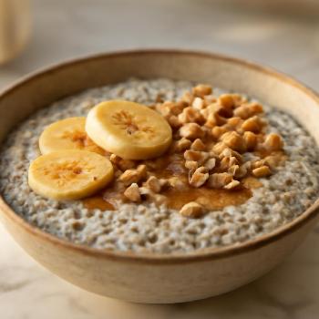 Vegan Banana Bread Chia Seed Pudding
