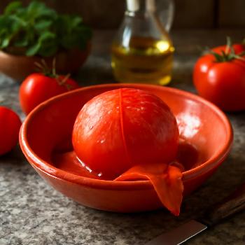How to peel a tomato