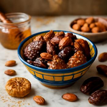 Ancient Mesopotamian Fruit and Honey Dessert