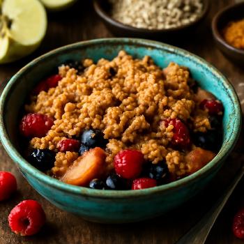 Apple and Berry Crisp