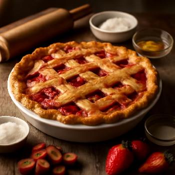 Classic Strawberry Rhubarb Pie