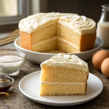 Classic Vanilla Creamed Cake
