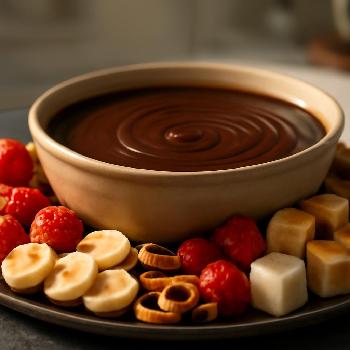 Decadent Dark Chocolate Fondue