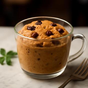 Easy Microwave Peanut Butter Mug Cake