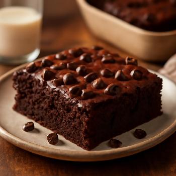 Fudgy Chocolate Brownie Sheet Cake