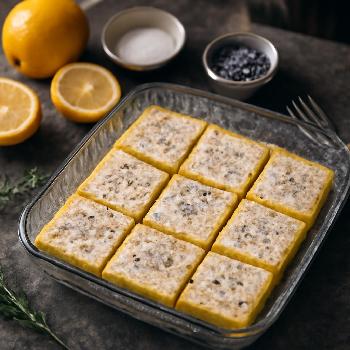 Lavender Infused Lemon Bars
