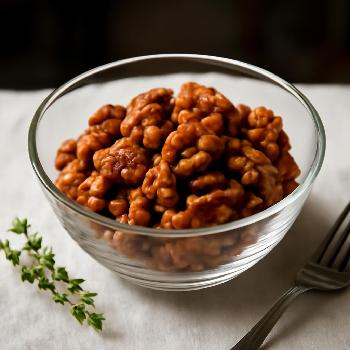 Maple Glazed Candied Walnuts