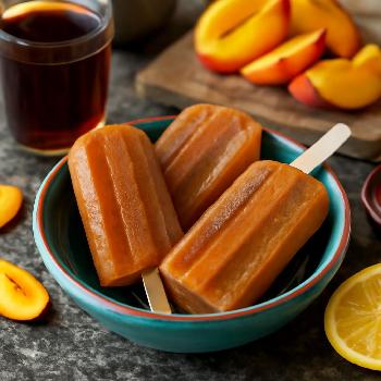 Peach Iced Tea Popsicles