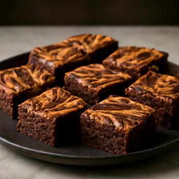 Peanut Butter Swirl Brownies