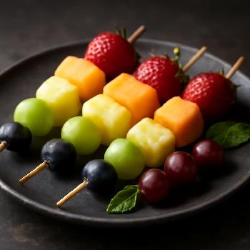 Rainbow Fruit Skewers