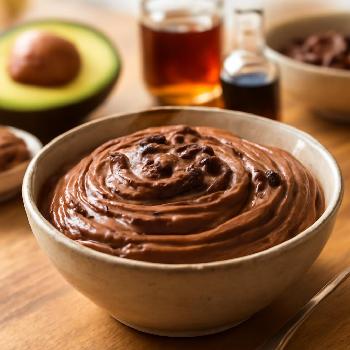 Rich Chocolate Avocado Mousse (Nut-Free)