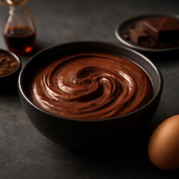 Rich Chocolate Ice Cream Base for Freezing