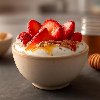Strawberry Cheesecake Yogurt Parfait