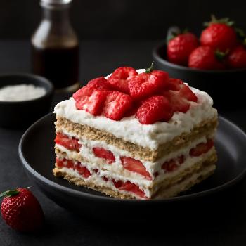 Strawberry Refrigerator Cake