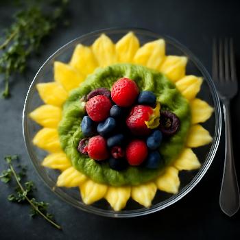 Sunflower Fruit Platter