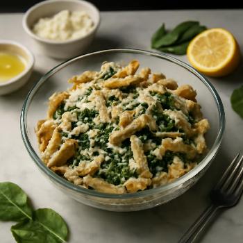 Creamy Spinach and Ricotta Pasta