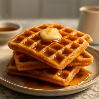 Crispy Paleo Coconut Flour Waffles