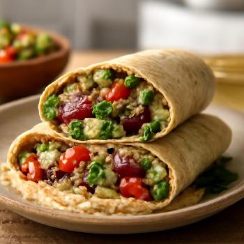 Dairy-Free Mediterranean Quinoa Wraps