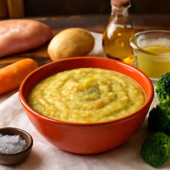 Easy to Swallow Chicken and Vegetable Puree