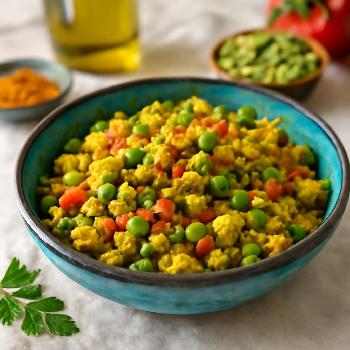 Edamame and Tofu Scramble