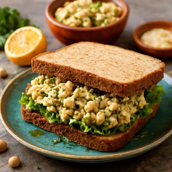 Egg-Free Chickpea Salad Sandwich