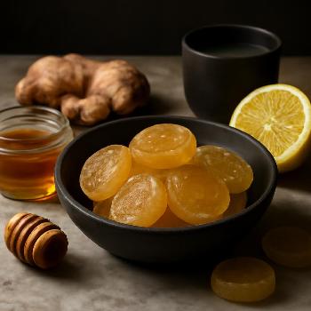 Ginger Lemon Lozenges for Morning Sickness Relief