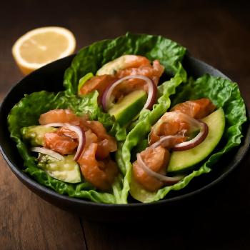 Gluten-Free Avocado & Smoked Salmon Lettuce Wraps