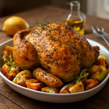 Herb and Lemon Roasted Chicken (Low-Sodium)