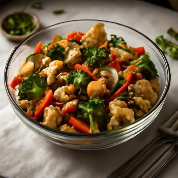 High-Volume Chicken and Vegetable Stir-Fry