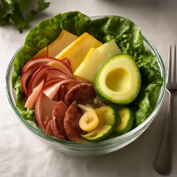 Keto Cold Cut and Cheese Lettuce Wraps