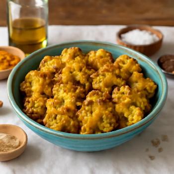 Keto Roasted Cauliflower with Turmeric and Cumin