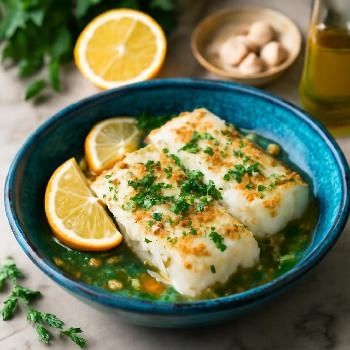 Lemon Herb Baked Cod