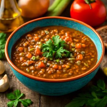 Lentil Soup (Gluten-Free & Vegan)