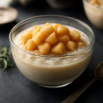 Low-Potassium Cream of Wheat with Apple Compote