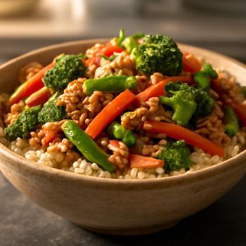 Low Sodium Turkey and Vegetable Stir-Fry
