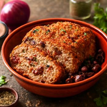 Mediterranean Turkey Meatloaf with Sun-Dried Tomatoes and Olives