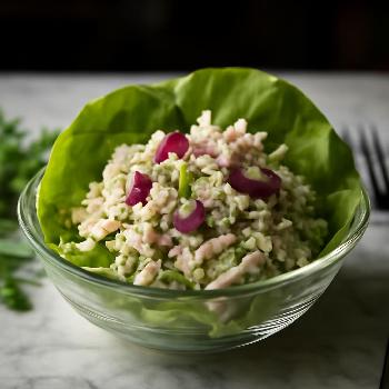 Nut-Free Chicken Salad Lettuce Wraps