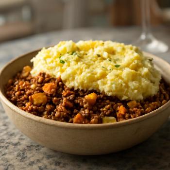 Paleo Shepherd's Pie with Cauliflower Mash