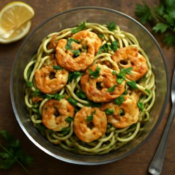 Paleo Shrimp Scampi with Zucchini Noodles